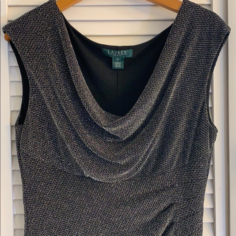 Sparkly Ralph Lauren dress. Size 8 Knee length.